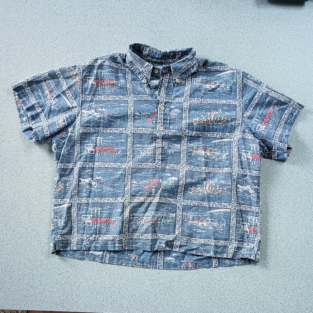 Classic Reyn Spooner Hawaiian Kids Popover Shirt